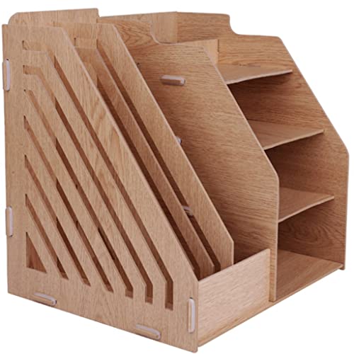GRETD File Rack Storage Box Large Capacity Thickened File Folder Bussiness Office Supplies Desk Organizer Pen Holder Folder