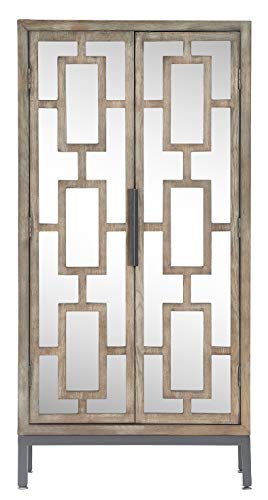 Finch FUCN10040A Hayworth Tall Storage Cabinet, Gray