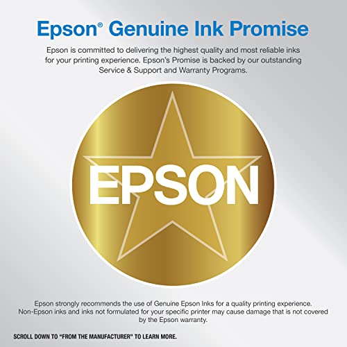 Epson EcoTank ET-4850 Wireless All-in-One Cartridge-Free Supertank Printer with Scanner, Copier, Fax, ADF and Ethernet – The Perfect Printer for Your Office - White