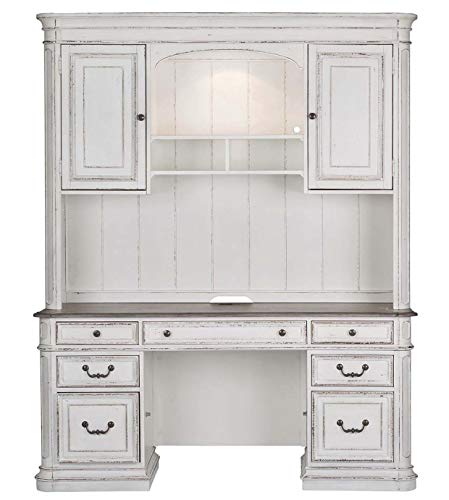 Liberty Magnolia Manor White 5 Piece Desk Set