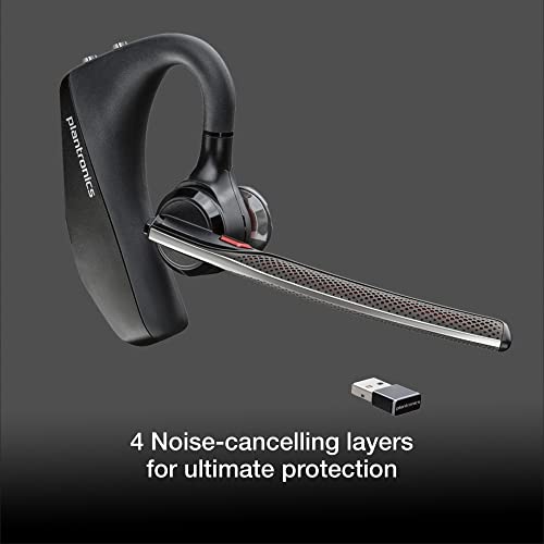 Global Teck Worldwide Poly Plantronics Voyager 5200 UC Bluetooth Headset Bundle - Pack of 10