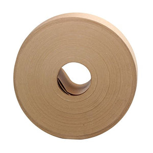 PackageZoom Water Activated Reinforced Kraft Paper Gummed Tape, 2.75 Inches x 375 Feet x 32 Brown Rolls (12,000 Feet in Total)