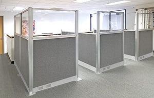 VERSARE Pre-Configured Hush Panel Electric Cubicle Office Partition Walls