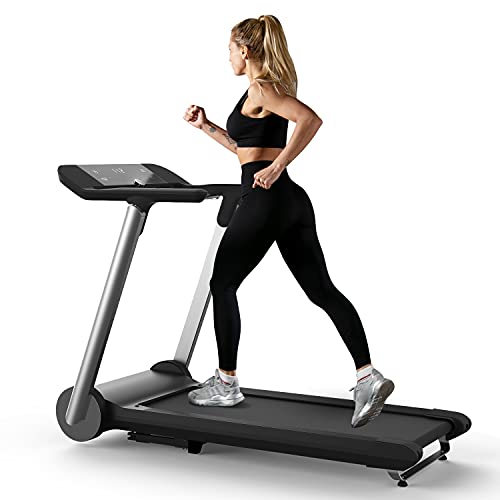 WEKEEP X3 Folding Commercial Treadmill Portable Manual Compact Walking Running Machine for Home Gym Workout Electric Desk Treadmills for Small Spaces Treadmills with LED Display