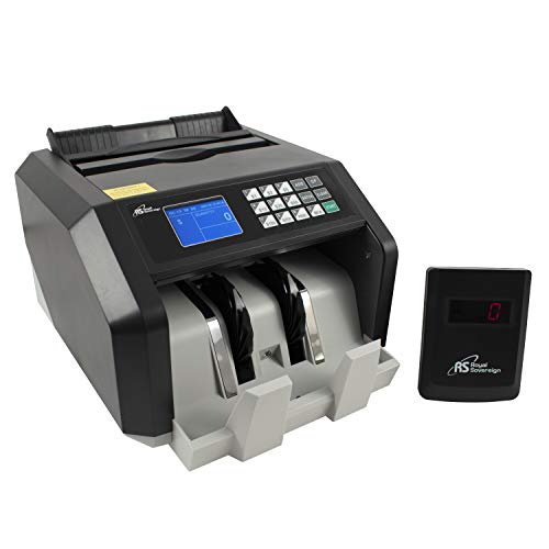 Royal Sovereign High Speed Money Counting Machine, with UV, MG, IR Counterfeit Bill Detector & Value Counting (RBC-ES250)