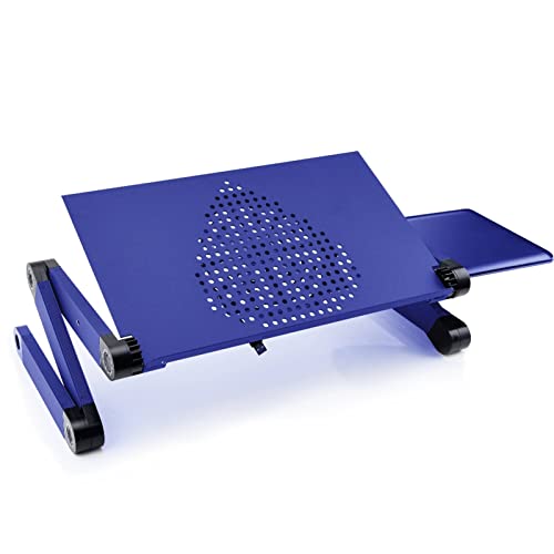 EYHLKM Lap Laptop Desk Portable Lap Desk with Pillow Cushion, Fits up to 17.3 inch Laptop Tablet and Phone Holder (Color : A)