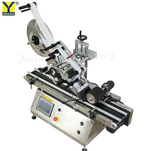 YOU LIAN Tabletop Label Applicator Flat Plane Square Labeling Machine Top Labeler