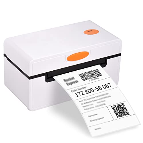 Desktop Thermal Label Printer for 4x6 Shipping Package - All-in-One Label Maker - 180mm/s Speed - Max. 110mm Paper Width - USB Color