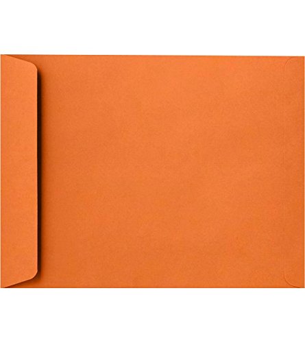 9 x 12 Open End Envelopes w/Peel & Press - Mandarin Orange (1000 Qty.) | Perfect for Tax Season, Sending Catalogs, Pamphlets, Brochures and so much More! | EX4894-11-1M