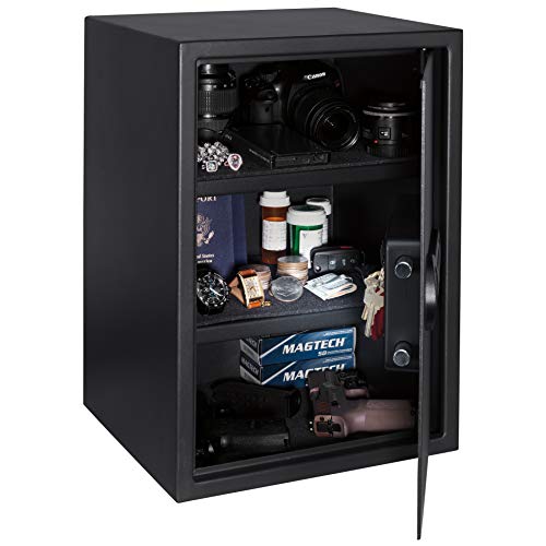 Stack-On PS-1820-E Super Sized Home and Office Personal Steel Security Safe Box with Electronic Lock