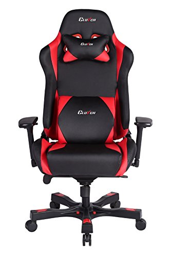 Throttle Series Alpha (Red) World's Best Gaming Chair Racing Bucket Seat Gaming Chairs Computer Chair Esports Chair Executive Office Chair w/Lumbar Support Pillows
