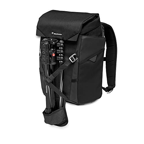 Manfrotto Chicago Camera Backpack Small, Multiuse, for Carrying Camera and Accessories, in Water-Repellent Material, Photography Backpack with PC and Tablet Compartment, with Tripod Holder