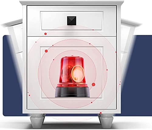 Jiaong Bedside Cabinet Safe,Smart Fingerprint Password Safes,Anti-Theft Hidden Safe,Double Alarm,for Home Office Hotel Business Jewelry Cash Use Storage Durable (Size : 45)