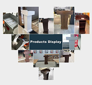 MObyat Lectern Podium Stand - Heavy Duty Pulpit Podiums with Spacious Reading Surface