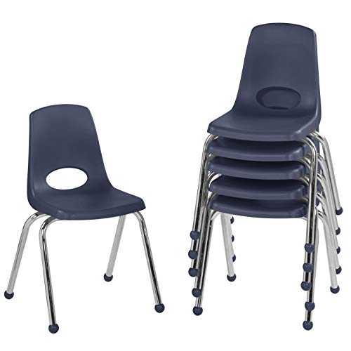 Factory Direct Partners School Stack Chairs Set - 18" and 16" Stacking Student Seats