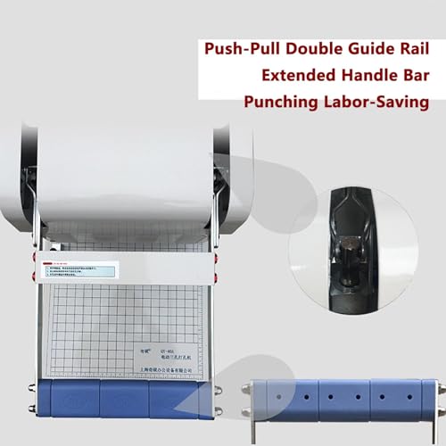 CHROX Electric Financial Binding Machine with Three-Hole Punching and Fast 15-Second Binding