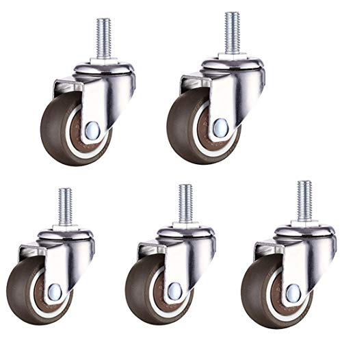 IkiCk Office Chair Swivel Caster Wheels - Grey 38mm/1.5in & 50mm/2in