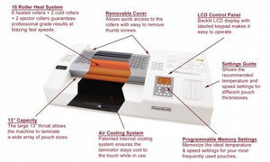 ProLam Ultra-X Series Akiles Model XL Professional Cold and Heated Roller Pouch Laminator