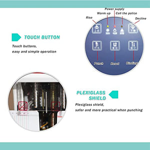 SonGxu Automatic Financial Binding Machine, Heavy-Duty Punching Machine, Hot-Melt Riveting Tube Binder