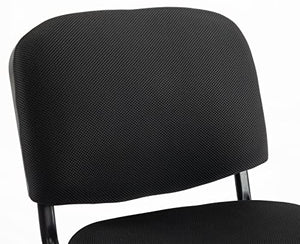 Kmax Reception Chairs Set of 5 with Armrests and Lumbar Support