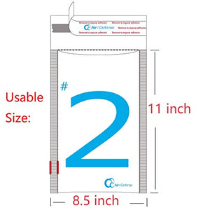 200/400/1000/2000/5000 pcs #2 8.5x12 Poly Bubble Padded Envelopes Mailers Shipping Bags AirnDefense (1000)