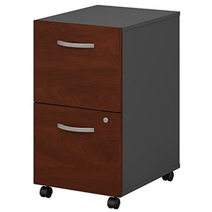 Bush Business Furniture Series C Mobile File Cabinets in Hansen Cherry - 2 Drawer & 3 Drawer