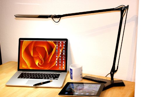 Vector 2800 by Lumiy - Black LED Desk Light Table Lamp