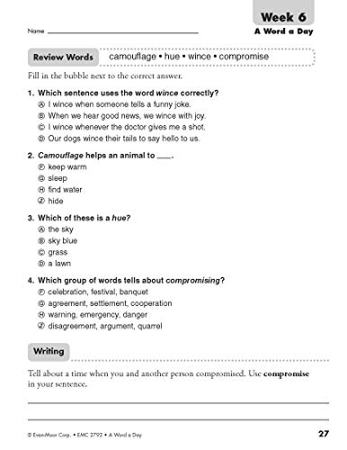 A Word a Day, Grade 2