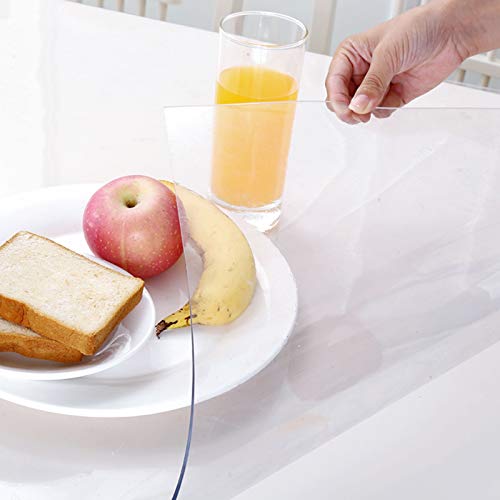 CHHD Transparent Office Chair Mat, Hard Floor Protector Pad, Clear PVC Non-Slip Mat - 4 Thickness Options (200x300cm)