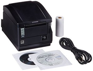 Citizen America CT-S651S3ETUBKP CT-S651 Series POS Thermal Printer with PNE Sensor, Front Exit, Ethernet Connection, Black