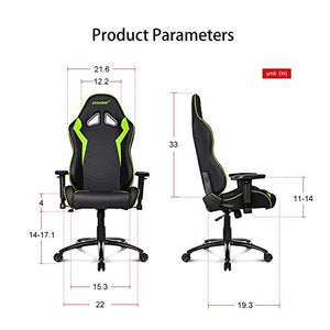AKRacing Core Series SX Gaming Chair with High Backrest, Recliner, Swivel, Tilt, Rocker and Seat Height Adjustment Mechanisms with 5/10 Warranty - Green