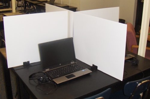 Test Dividers RSB-W Set (Regular Size Boards - White) 24 Boards and 24 Stands 24" x 18"