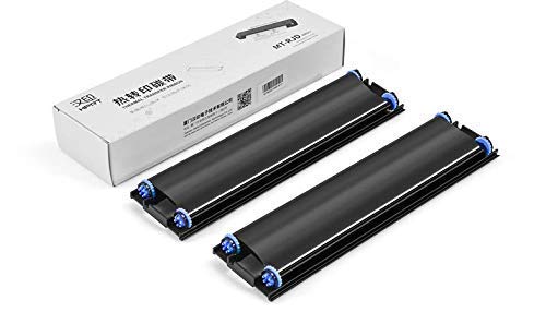 Portable Printer Bundle Set-HPRT Mobile Thermal Printer MT800Q and Ribbon 4PCS The Best Small Printer Support 216mm Width A4 Paper, Home Use, Office, Travel and Mobile Printer