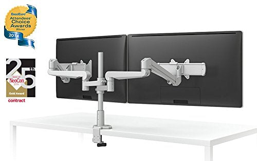 ESI Ergo EVOLVE2-FMS-SLV Dual Monitor Arm