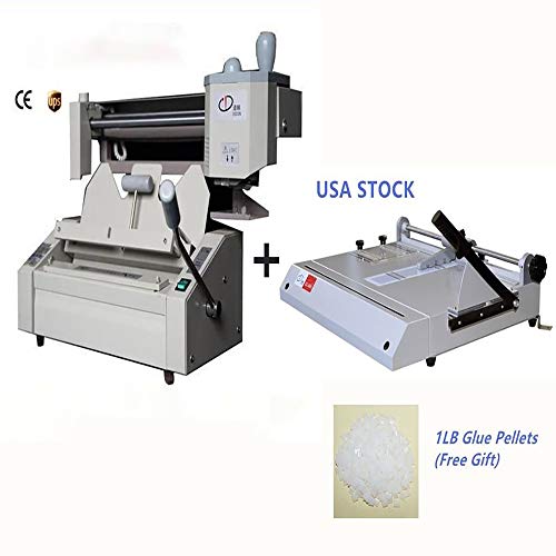 Book Making Machine Kit Hot Glue Book Binder Machine 110V + A4 Size Hard Cover Case Maker USA Stock