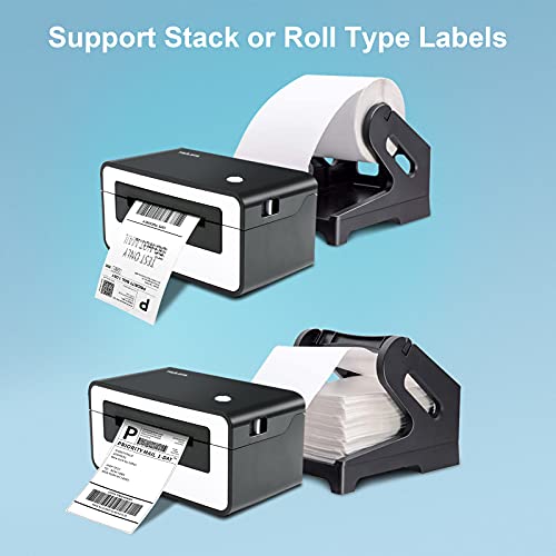 NefLaca Thermal Label Printer,4x6 High Speed USB Shipping Label Printer Commercial Direct Thermal Label Maker One Click Setup Compatible with Amazon, Ebay, Etsy, Shopify and FedEx (Black)