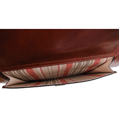 Cenzo Leather Doctor Style Briefcase Bag