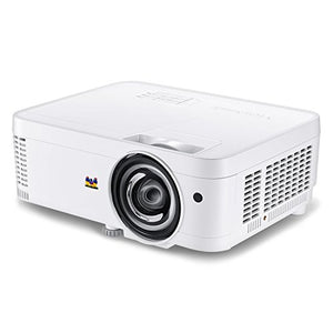 ViewSonic PS600W 3500 Lumens WXGA HDMI Networkable Short Throw Projector for Home and Office