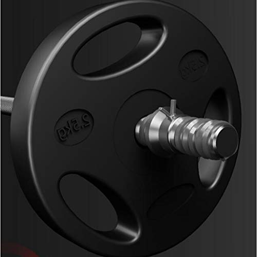 Barbell Plates 66 lbs Barbell Weight Set Barbell Plates - Adjustable Barbells Set with 1.8 Meters Connector Home Gym Fitness Lifting Exercise Workout Strength Training Equipment