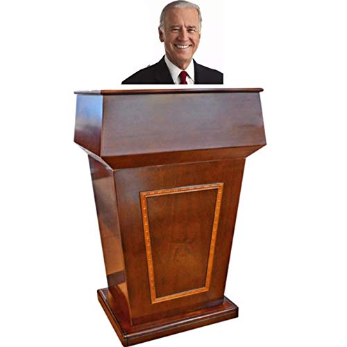ZEELYDE Acrylic Lectern Podium Stand, Modern Reception Desk Podium