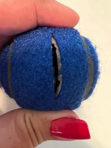 Generic PreCut Tennis Balls for Chairs 200 Blue Bulk Chair Glide Floor Protectors