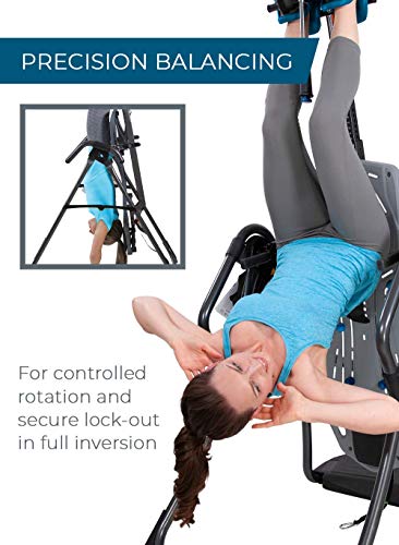 Teeter FitSpine LX9 Inversion Table, Deluxe EZ-Reach Ankle System, Back Pain Relief Kit, FDA-Registered (LX9)