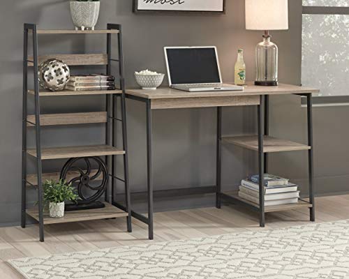Signature Design by Ashley Homestar 2 Piece Laptop Desk & 4-Shelf Bookcase Set, 43" x 23.6" x 47"/20" x 14" x 44", Reclaimed Wood