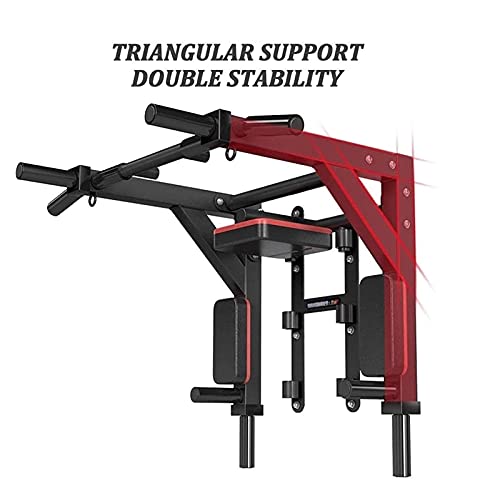 SJNQJJ Pull Ups Wall Mounted Pull Up Bar Multifunctional Thicken Chin Pull Up Bar for Home Gym Strength Training Equipment