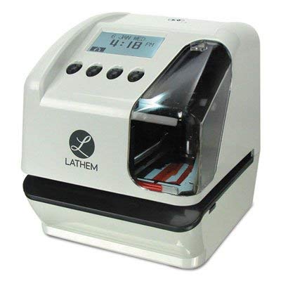 LT5000 Electronic Time and Date Stamp, Electronic, Cool Gray