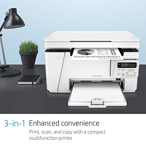 HP Laserjet Pro M26nw Wireless All-in-One Compact Laser Printer, Works with Alexa (T0L50A)