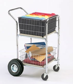 Charnstrom Compact Dual Handle Cart with 10-Inch Rear Air Tires (M249)