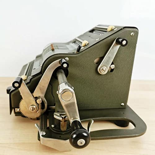 Amdsoc 1952's Large Hand Calculator - 18-bit Mechanical Sprocket - 17 x 30 x 24 cm