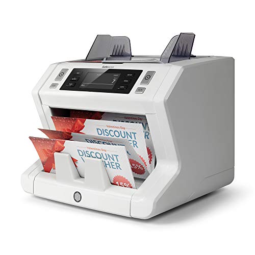 Safescan 2610 - High-Speed Bill Counter for Sorted, Single Denomination Bills with UV/Size Counterfeit Detection