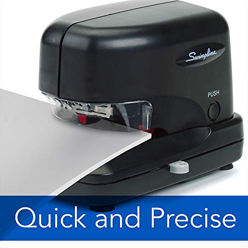 Swingline Electric Stapler, High Volume, 30 Sheet Capacity, Jam Free Stapling, Includes 5000 Staples, Black (69008)